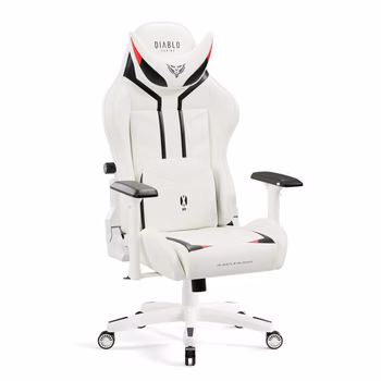 Diablo X-Ray 2.0 Nagy méret gamer szék: fehér-fekete