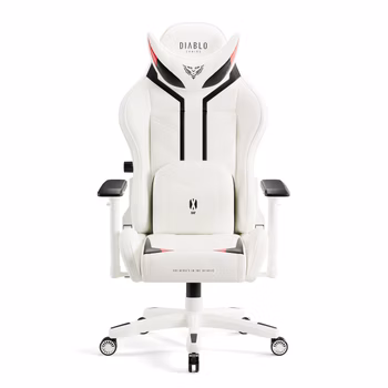 Diablo X-Ray 2.0 Nagy méret gamer szék: fehér-fekete