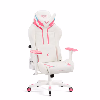 Sedia da gaming Diablo X-Ray 2.0 Normal Size: Bianco e Rosa
