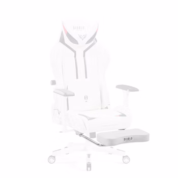 Diablo X-Ray 2.0 Gaming Chair Footrest: Black and White