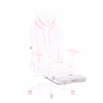 Lábtartó a Diablo X-Ray 2.0 gamer székhez: rózsaszín-fehér