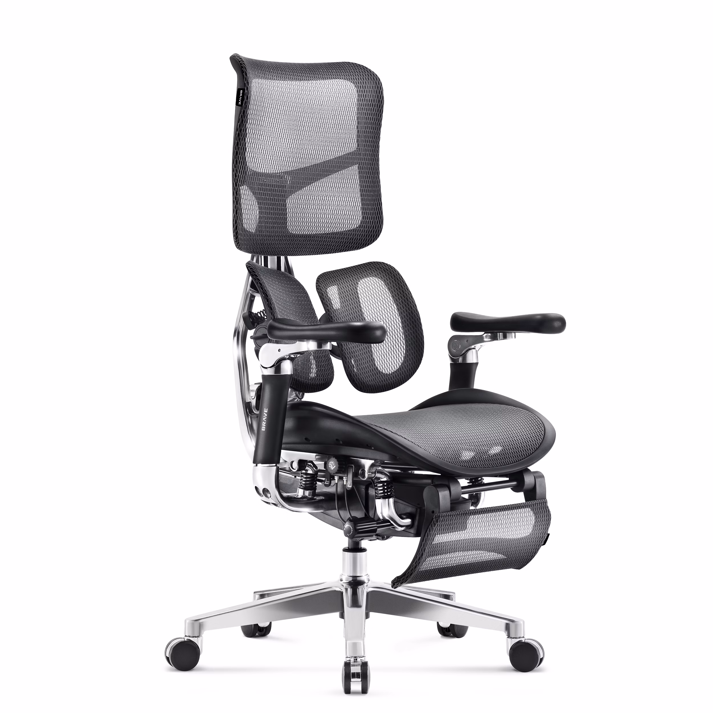BRAVE Bürostuhl ergonomisch V-KINETIC: schwarz