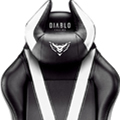 Gamingstol tyg Diablo X-Horn 2.0, Normal Size, Camel Black