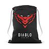 Black drawstring backpack
