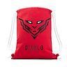Black drawstring backpack