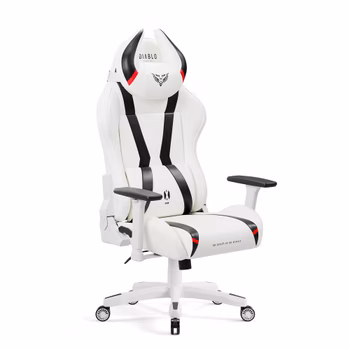 Diablo X-Horn 2.0 gamer szék Átlagos méret: Fehér-fekete