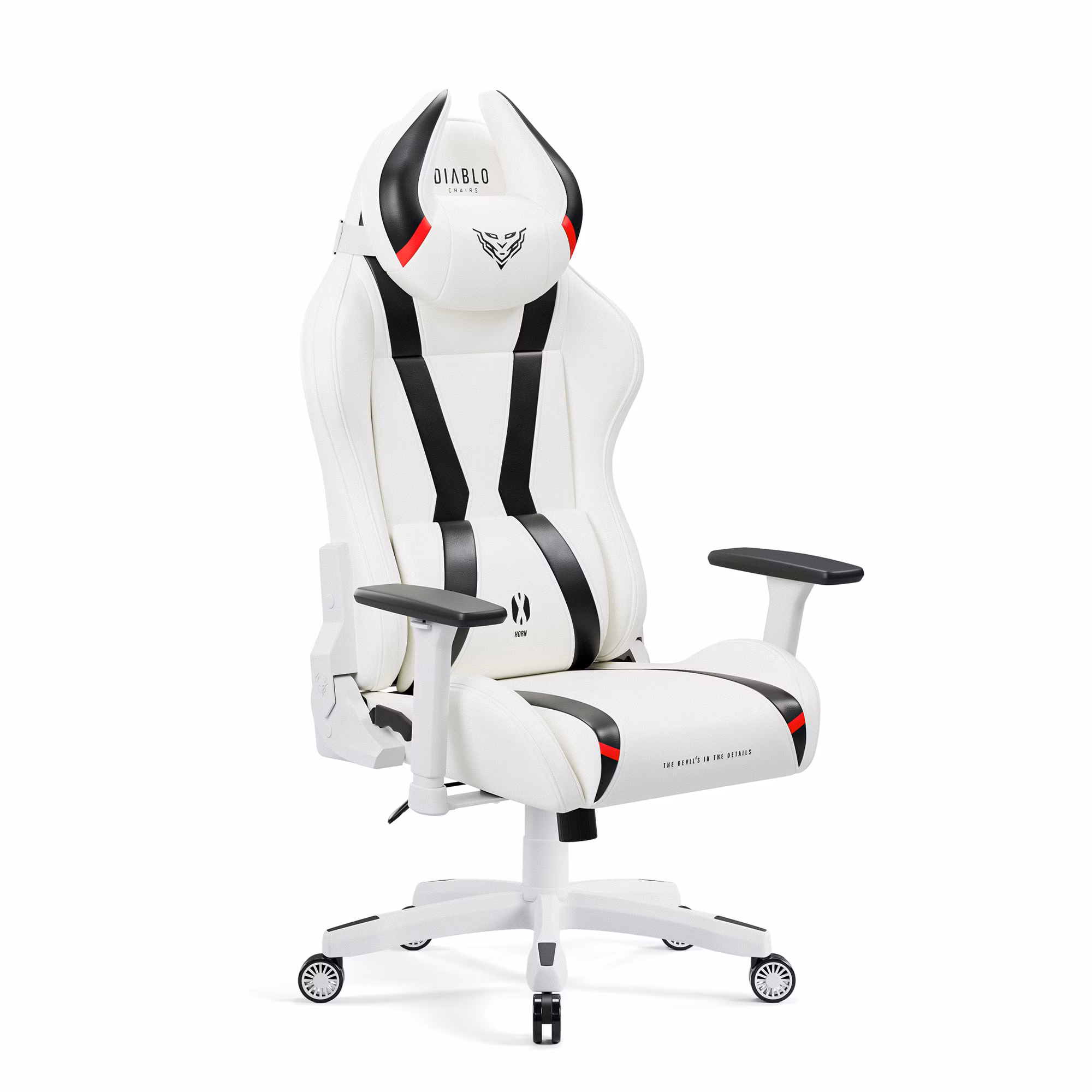 Diablo X-Horn 2.0 Gamestoel, Normal Size, wit-zwart