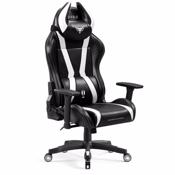 Diablo X-Horn 2.0 gamer szék Nagy méret: Fekete-fehér