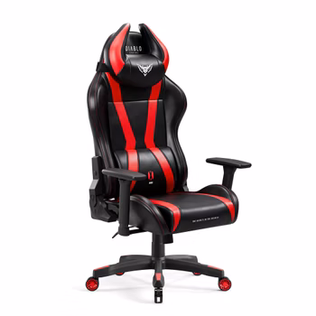 Gamer szék Diablo X-Horn 2.0 Átlagos méret, Fekete-piros