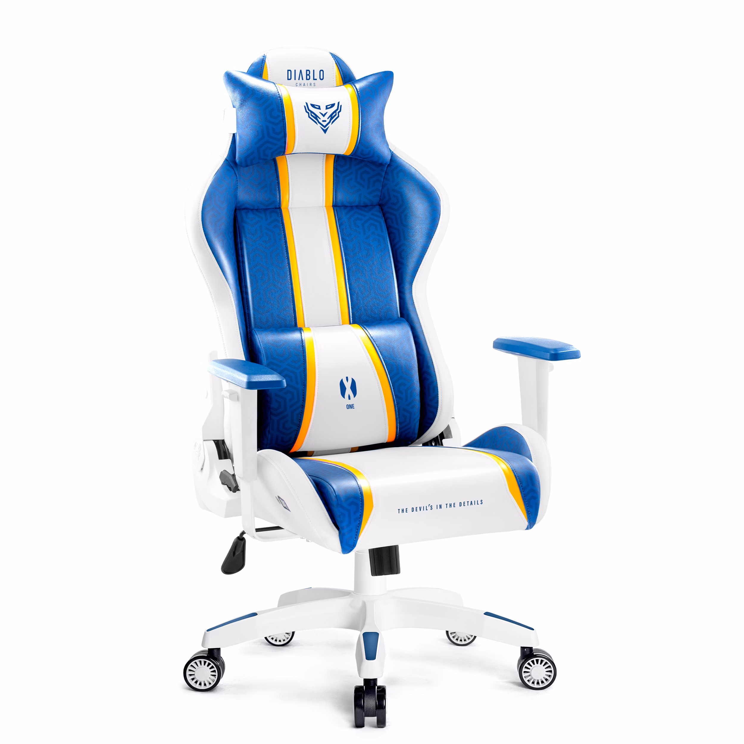 Herní židle Diablo X-One 2.0 King Size: Aqua Blue / Modrá