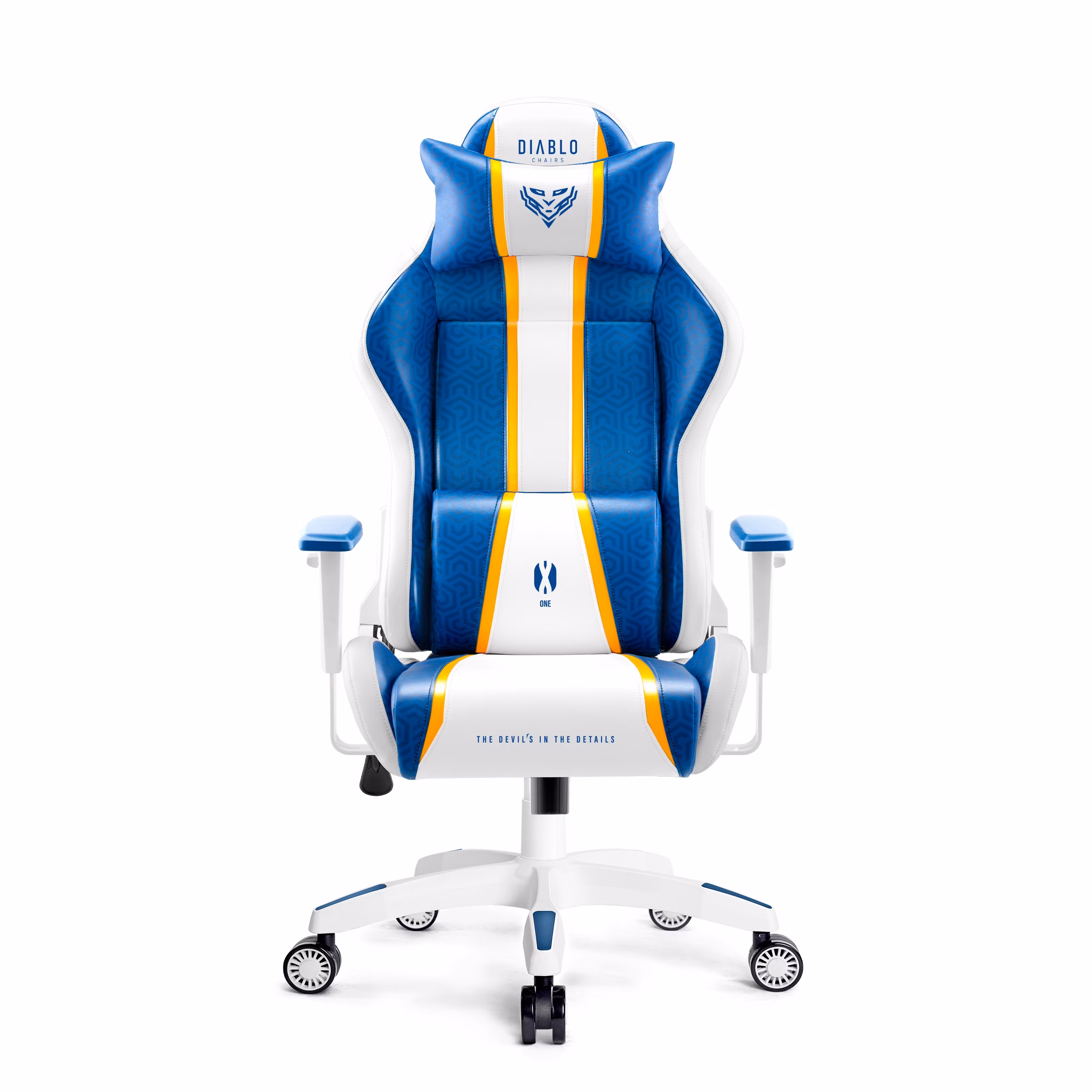 Herní židle Diablo X-One 2.0 Normal Size: Aqua Blue / Modrá