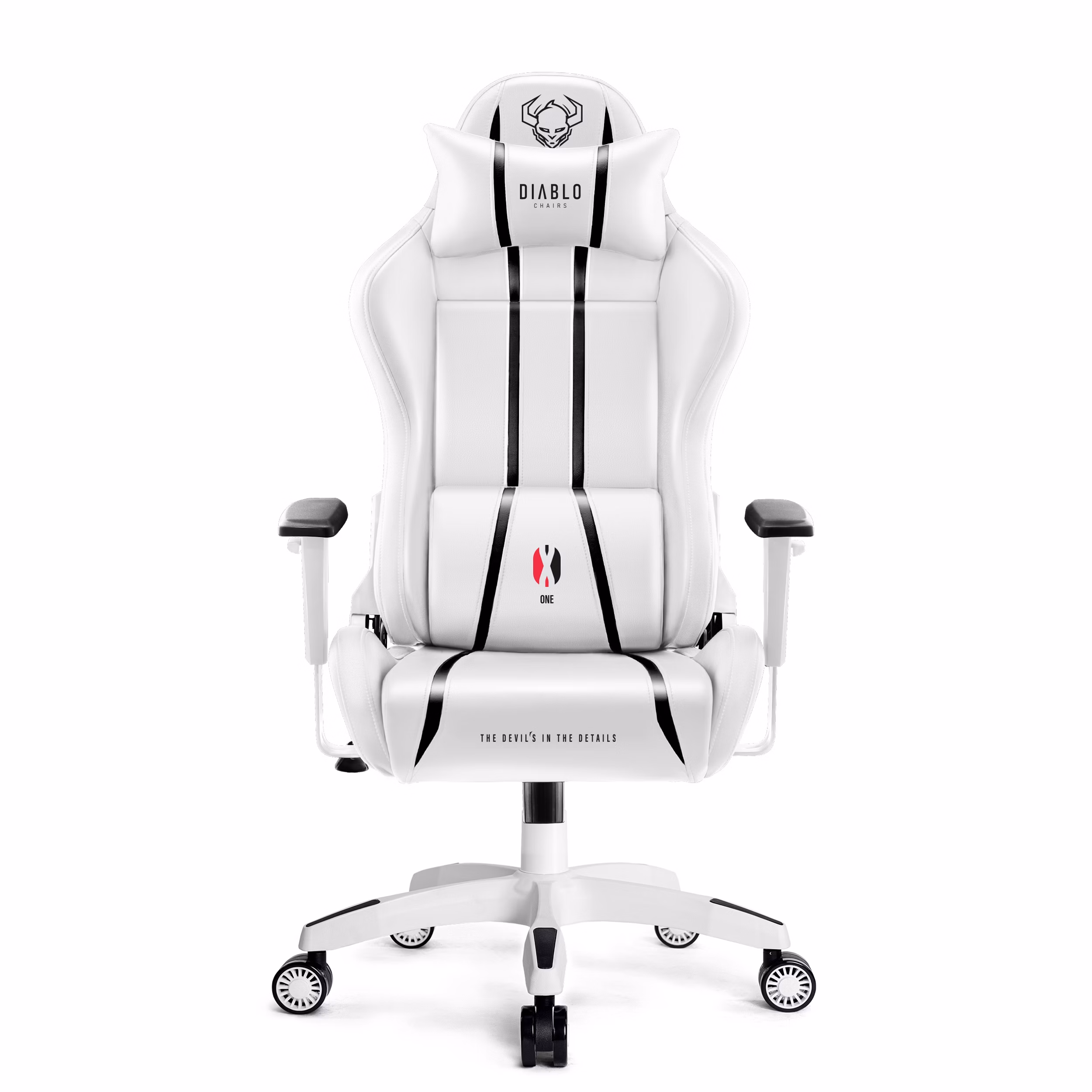 Diablo X-One 2.0 Gamestoel, King Size, wit-zwart