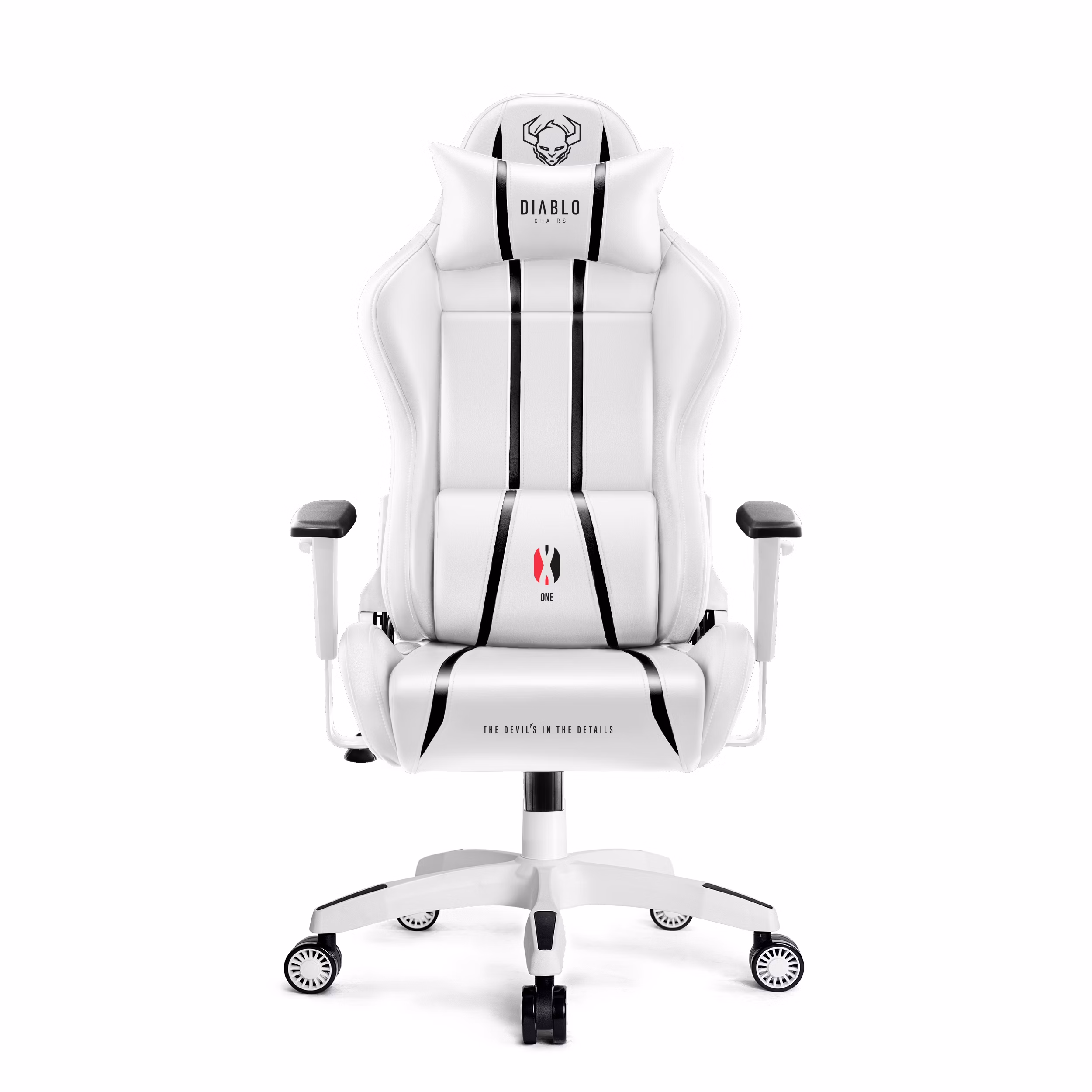 Diablo X-One 2.0 gamer szék Átlagos méret: Fehér-fekete