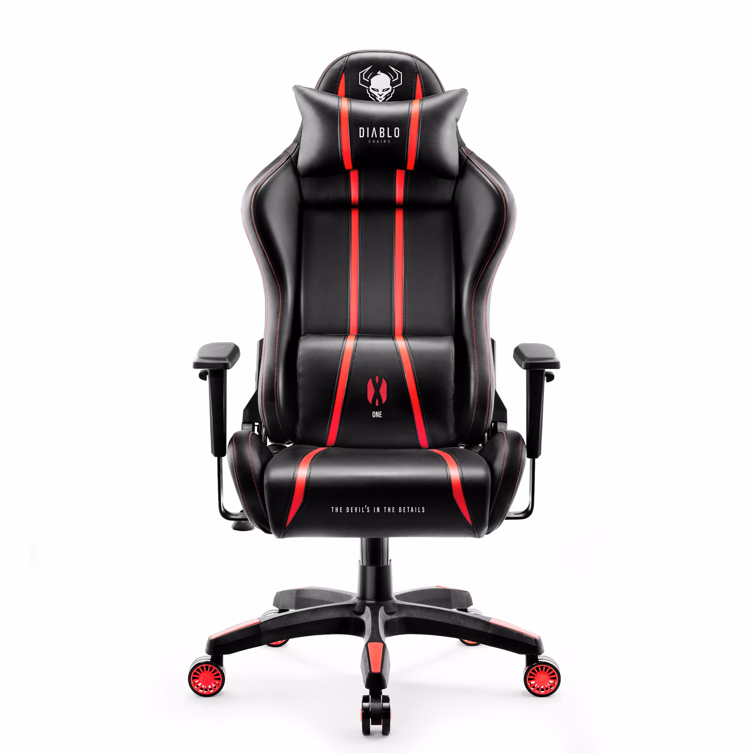 Herní židle Diablo X-One 2.0 King Size: černo-červená