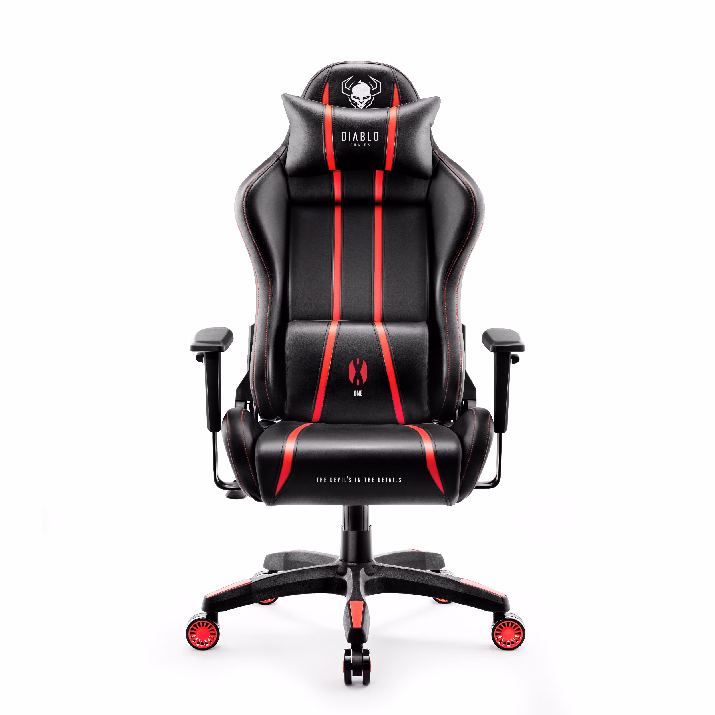 Herní židle Diablo X-One 2.0 Normal Size: černo-červená