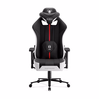 Sedia Da Gaming Diablo X-Player 2.0 in materiale Normal Size: Bianco-nero