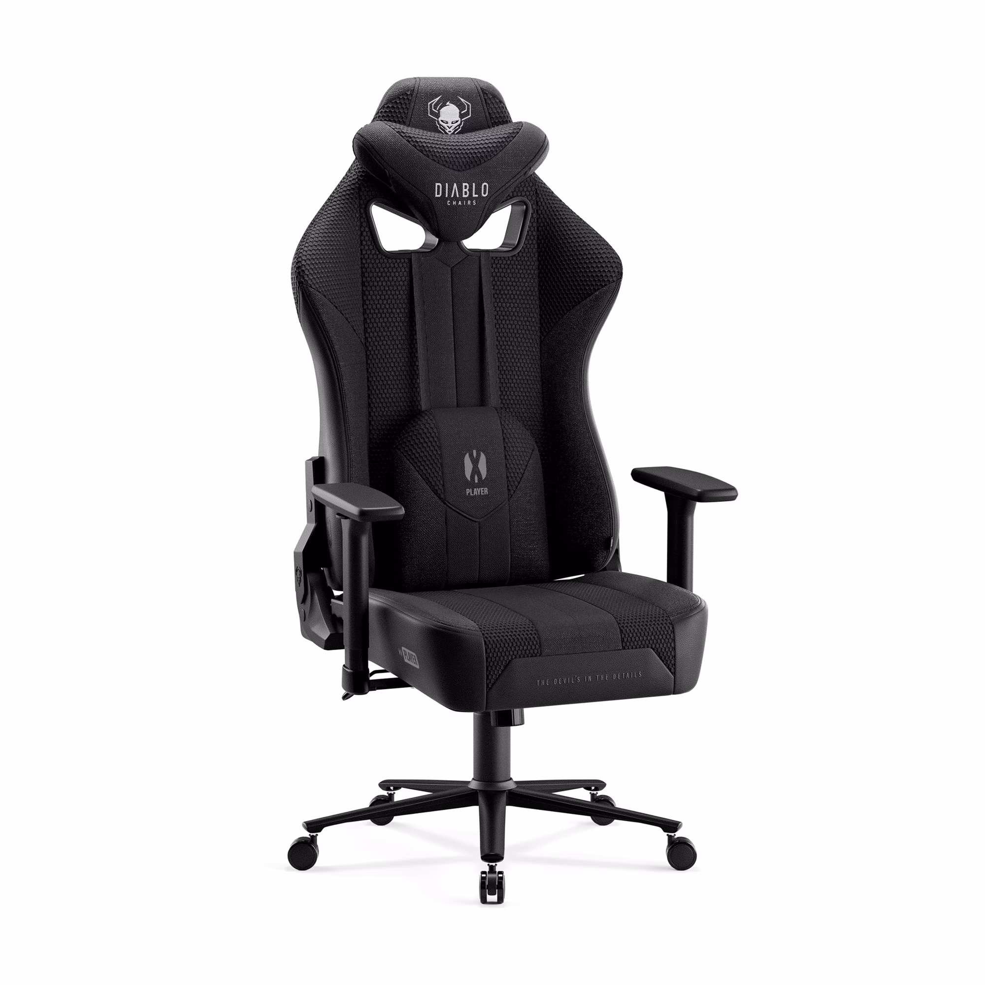 Diablo X-Player 2.0 szövet gamer szék Átlagos méret: fekete