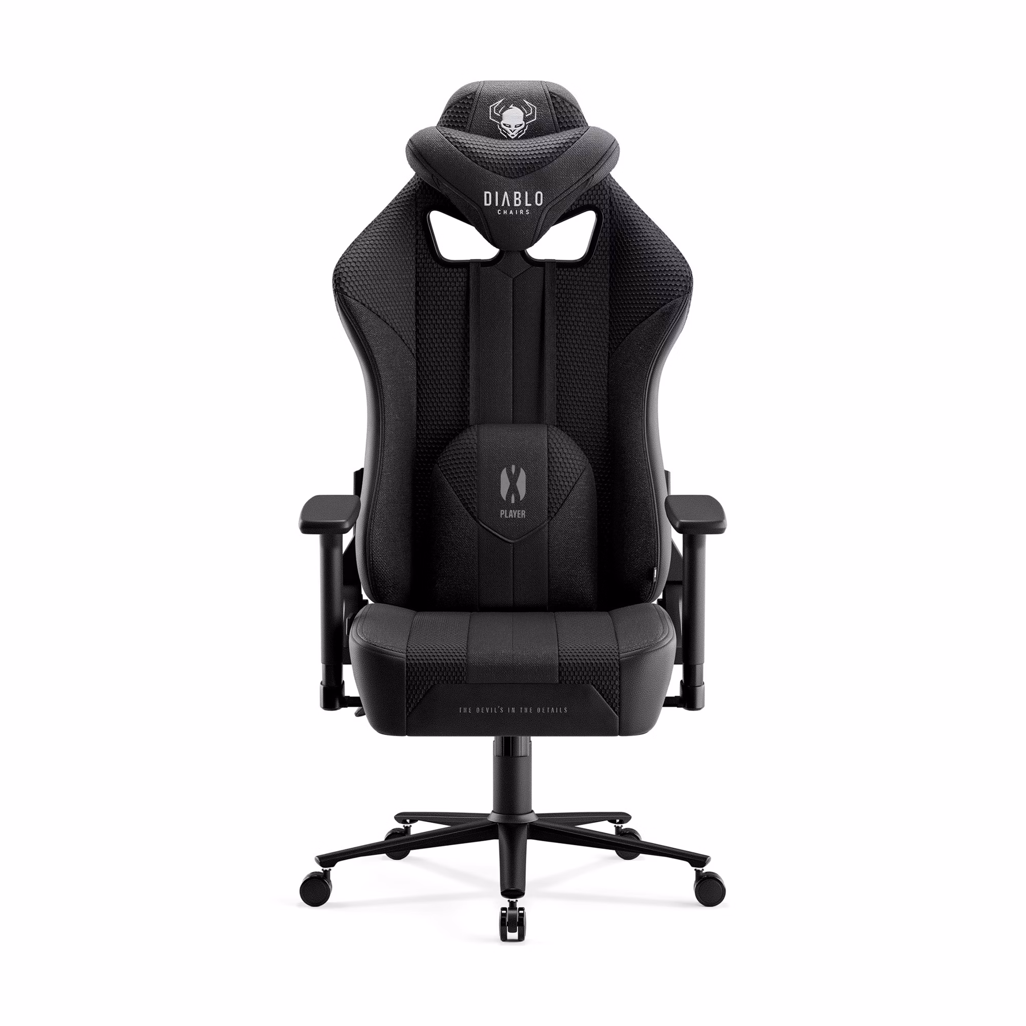 Látkové herné kreslo Diablo X-Player 2.0 Normal Size, čierne