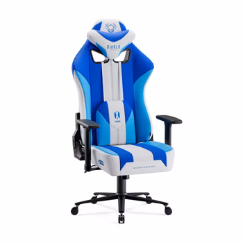 Diablo X-Player 2.0 szövet gamer szék Átlagos méret: frost white / fehér