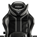Gaming Stuhl Diablo X-Ray 2.0 Normal: Weiß-Rosa