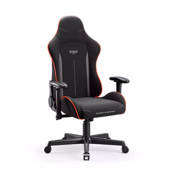 Fauteuil gaming LED Diablo X-Starter : noir