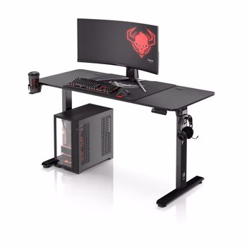 Diablo X-Tensio 1400 Zwart in Hoogte Verstelbaar Bureau