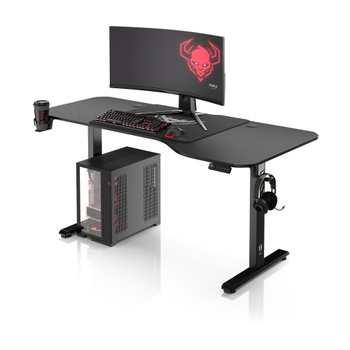 Výškovo Nastaviteľný Stôl Diablo X-Tensio 1600 Čierny