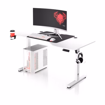 Diablo X-Tensio Bureau Met Hoogteverstelling 1600 Wit