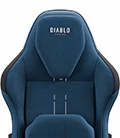 Grijze Diablo X.One Prime gamestoel, Diablo X.One Prime, Normal Size, Nightwolf Moon