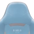 Sedia girevole da gaming Diablo X-Starter nera e rossa