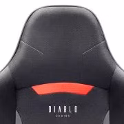 Scaun de gaming Diablo X-Starter din țesătură albastru închis