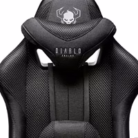 Gaming Stuhl Diablo X-Player 2.0 mit Stoffbezug King Size: Dark Sunflower