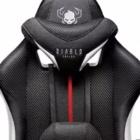 Gaming Stuhl Diablo X-Player 2.0 mit Stoffbezug King Size: Dark Sunflower