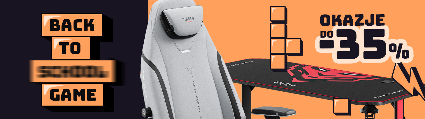 Back to school promocja na powrót młodzieży do szkoły - oferta foteli do komputera i biurek