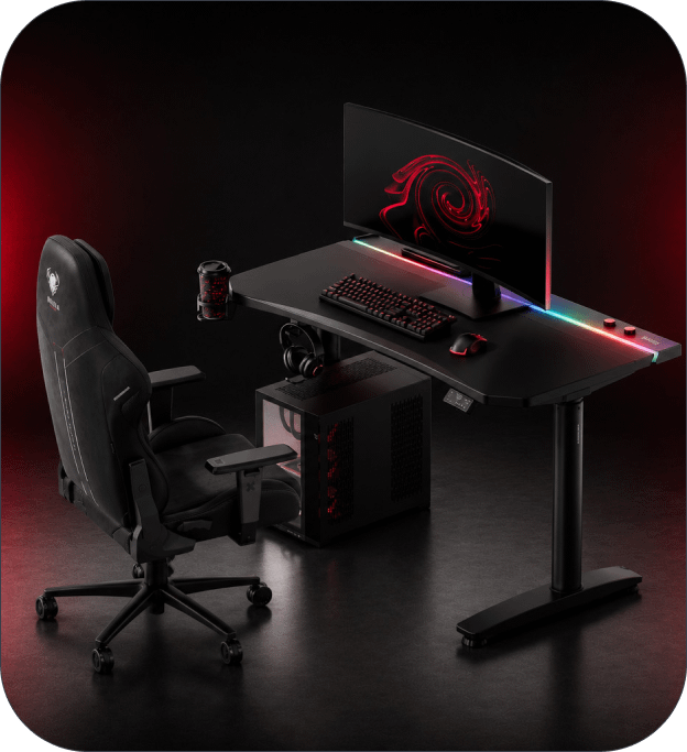 Setup con una sedia Diablo Chairs