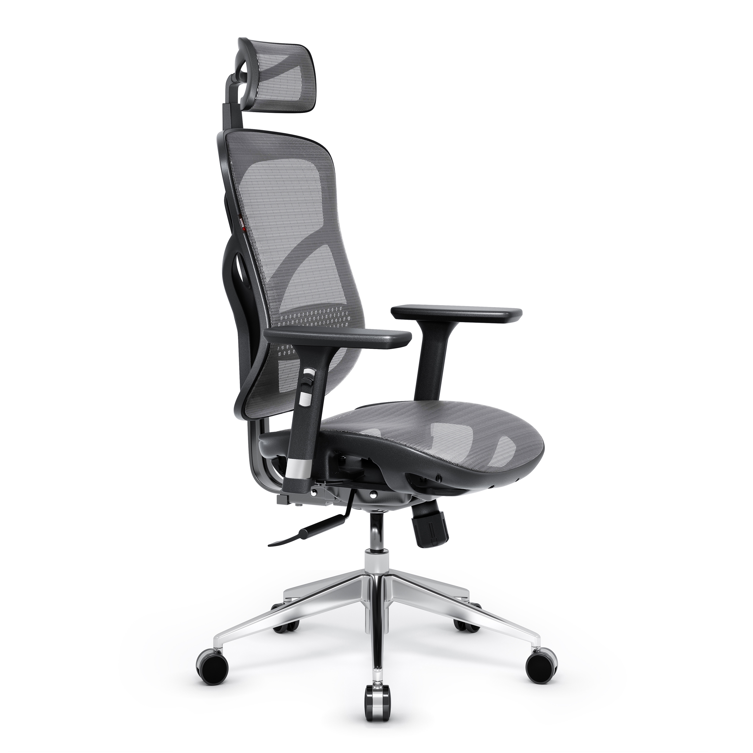 Fotel ergonomiczny Diablo V-Basic, czarno-szary