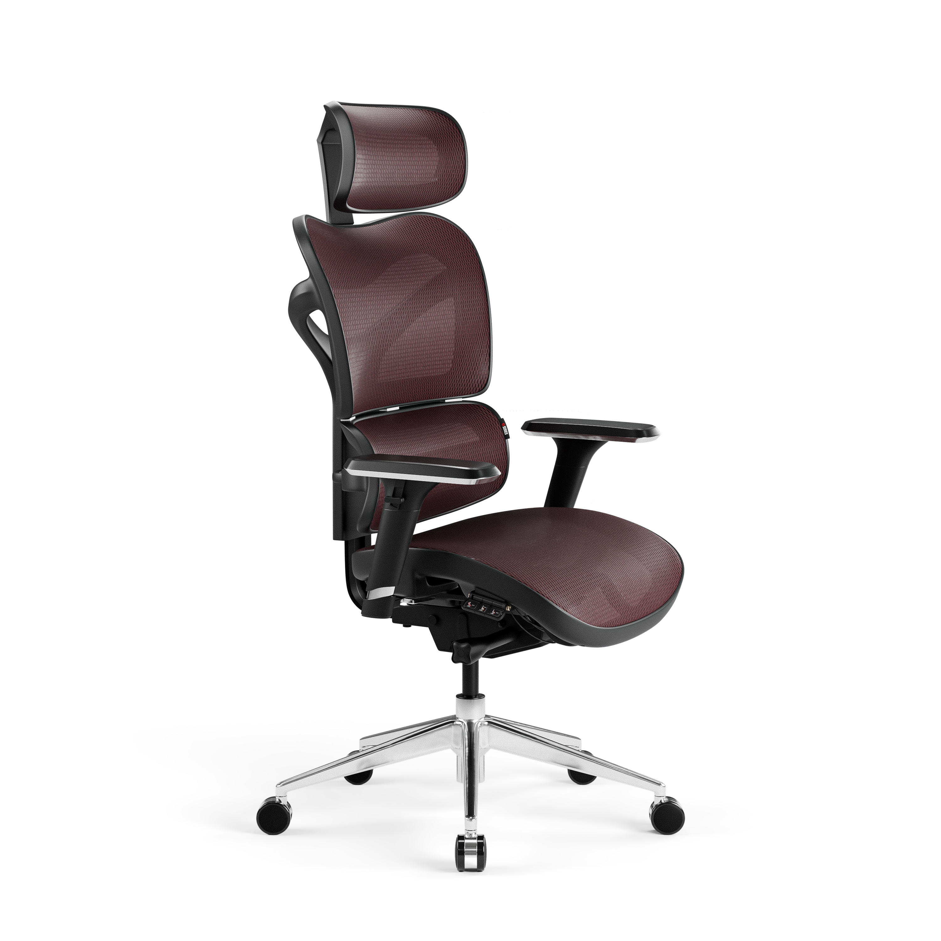 Fotel ergonomiczny Diablo V-Commander: Czarno-Burgundowy